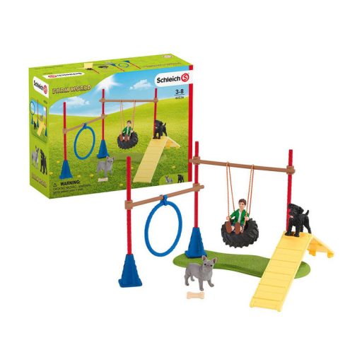 Schleich ügyességi pálya kutyáknak - 42536