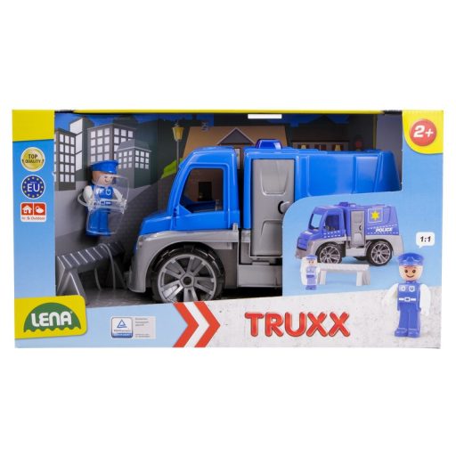 LENA: Mûanyag rendõr teherautó - 28 cm