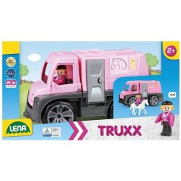 LENA: Mûanyag lószállító teherautó - 28 cm