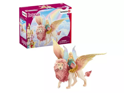 Schleich Tündér szárnyas oroszlánon