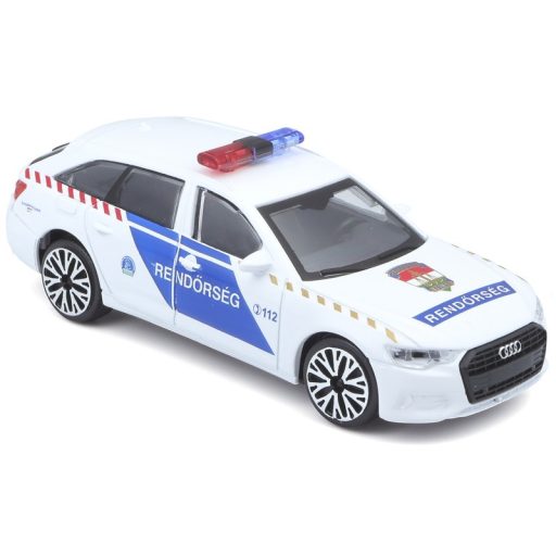 Bburago - Magyar Rendőrautó Audi A6 Avant 1:43