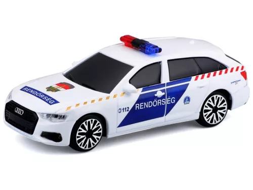 Bburago - Audi A6 szirénázó magyar rendőrautó 1:43