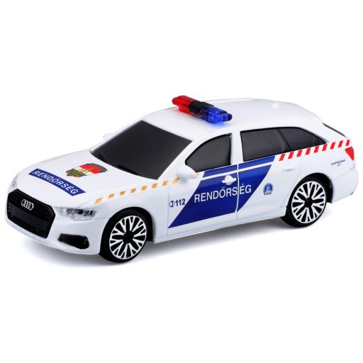 Bburago - Audi A6 szirénázó magyar rendőrautó 1:43