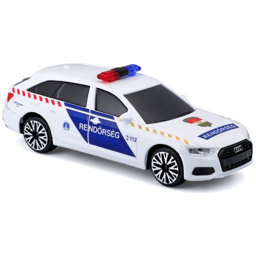 Bburago - Audi A6 szirénázó magyar rendőrautó 1:43