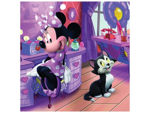 Egy nap Minnie egérrel 3 x 55 darabos puzzle