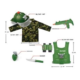 Katona játékszett világító - zenélő sisakkal