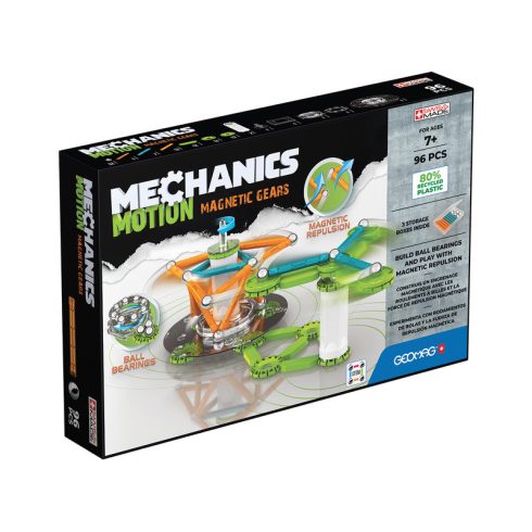 Geomag Mechanics - 96 darabos készlet - Motion magnetic Gears