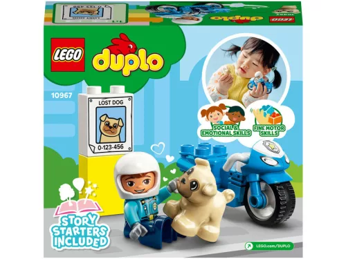 Lego Duplo - Town - Rendőrségi motorkerékpár - 10967