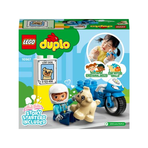 Lego Duplo - Town - Rendőrségi motorkerékpár - 10967