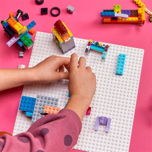 Lego Classic - Fehér alaplap - 11026