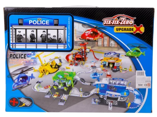 Rendőrségi parkolóház és helikopter leszálló