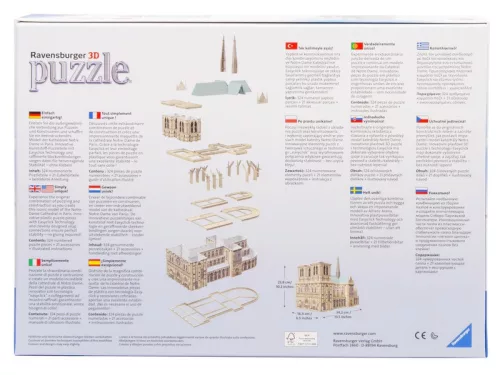 Ravensburger: Puzzle 3D 324 db - Notre Dame