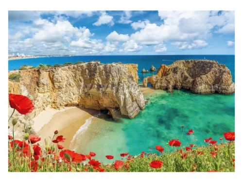 Puzzle 1000 db - Pipacsok Algarveban