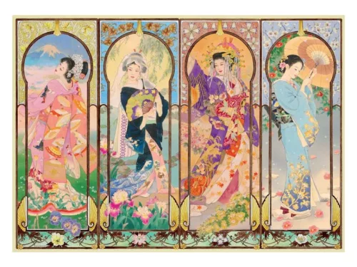 Puzzle 1000 db - A négy évszak