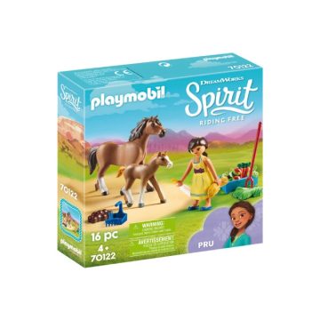 Playmobil - Szilaj - Pru és a lovai - 70122