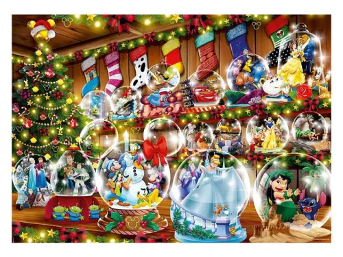 Puzzle 1000 db - Disney hógömbök