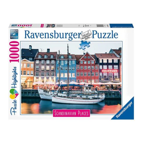 Puzzle 1000 db - Koppenhága, Dánia