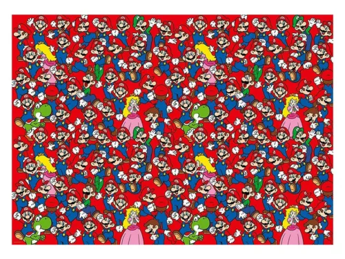 Puzzle 1000 db - Super Mario