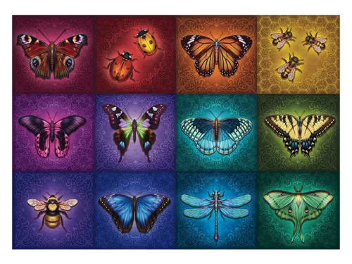 Puzzle 1000 db - Szárnyas rovarok