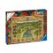 Puzzle 1500 db - Roxfort térképe