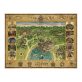 Puzzle 1500 db - Roxfort térképe