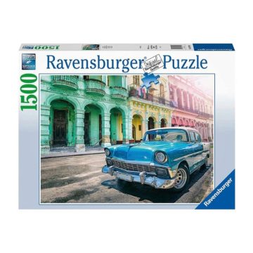 Ravensburger Puzzle 1500 db - Cuba, autók