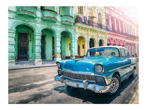 Ravensburger Puzzle 1500 db - Cuba, autók