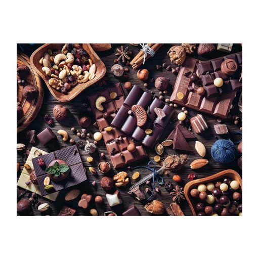 Puzzle 2000 db - Csokoládémenyország