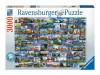 Ravensburger Puzzle 3000 db - 99 gyönyörű hely Európában