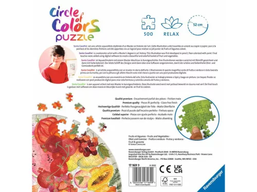 Puzzle kör 500 db - Gyümölcsök