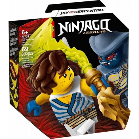 Lego Ninjago - Hősi harci készlet - Jay vs Serpentine 71732