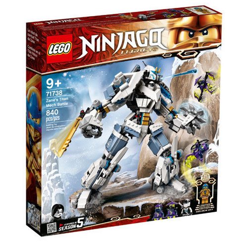 Lego Ninjago - Legacy Zane Mechanikus Titánjának Csatája - 71738