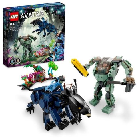 LEGO Avatar - Neytiri és Thanator az AMP Suit-os Quaritch ellen - 75571