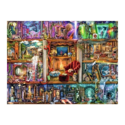 Ravensburger Puzzle 1500 db - A nagy könyvtár