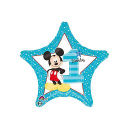 43cm Mickey 1st Birthday fólia lufi