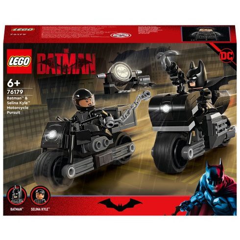 Lego Super Heroes -  Batman és Selina kyle motorosüldözés -76179