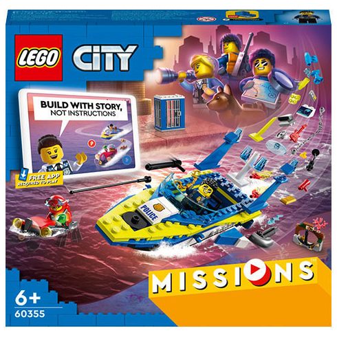 Lego City - Missions Vízirendőrség nyomozói küldetés - 60355