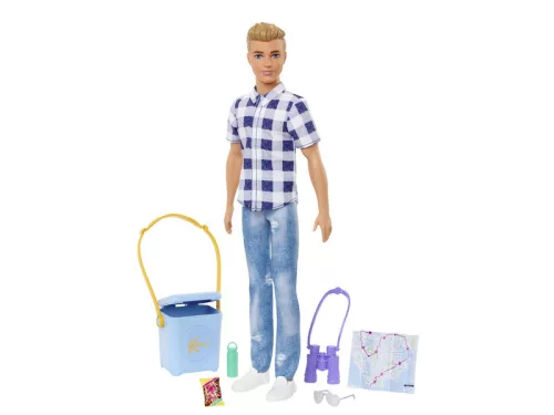 Barbie kempingezõ Ken