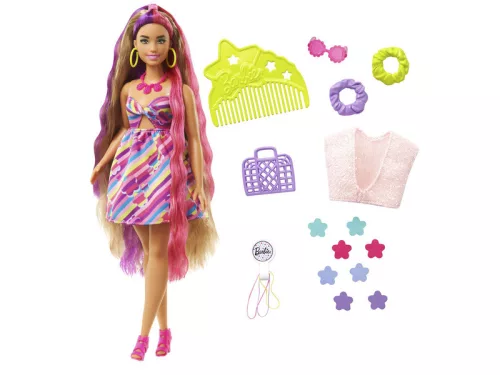 Barbie Totally hair baba - virág
