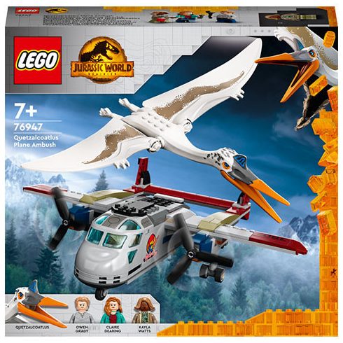 Lego Jurassic World - Quetzalcoatlus - repülőgépes támadás - 76947