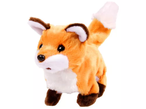 Szaladgáló róka plüssfigura - 20 cm