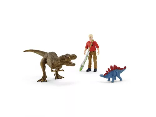 Schleich Tyrannosaurus rex támadás