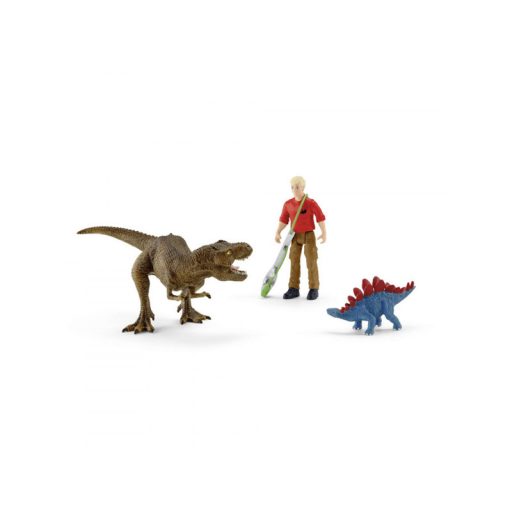 Schleich Tyrannosaurus rex támadás