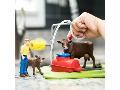 Schleich Tehénmosó állomás