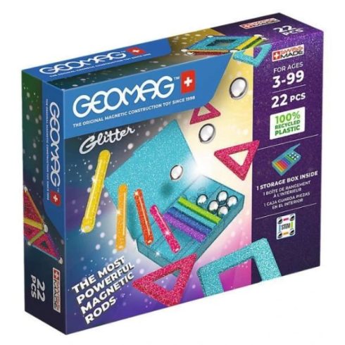 Geomag Glitter - 22 db-os készlet