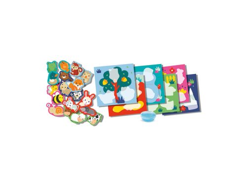 Első merre lakom én? Ragasztható állatok