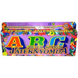 ABC játéknyomda betûkkel és számokkal