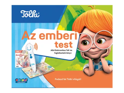 Tolki- Az emberi test szett (könyv+toll)