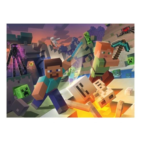 Ravensburger Puzzle 100 db - Monster Minecraft