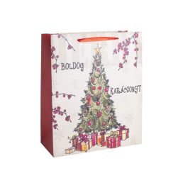 Papírtasak Fenyõfa ajándékkal 18*23cm